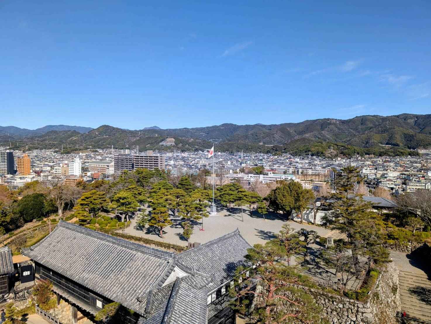 天守閣から高知を一望城主と同じ目線で楽しむ街並み